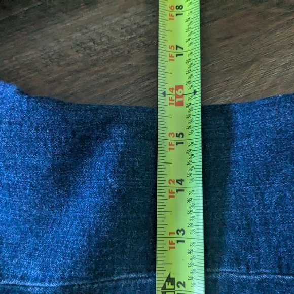 Unique Trendy Boho Denim Dress Tommy Hilfiger Medium Braided Accents - Picture 9 of 11